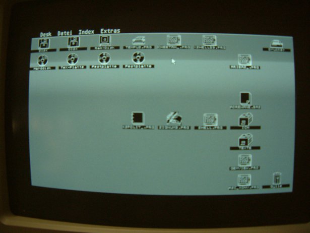 Atari Mega STE Bildschirm